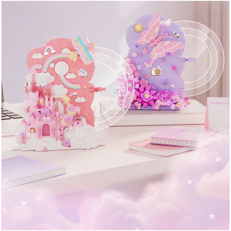 Gekkosha 804265 Xếp hình lắp ráp ghép mô hình Lịch Hoa Thời Gian Vạn Niên: Ngôn Ngữ Tình Xuân