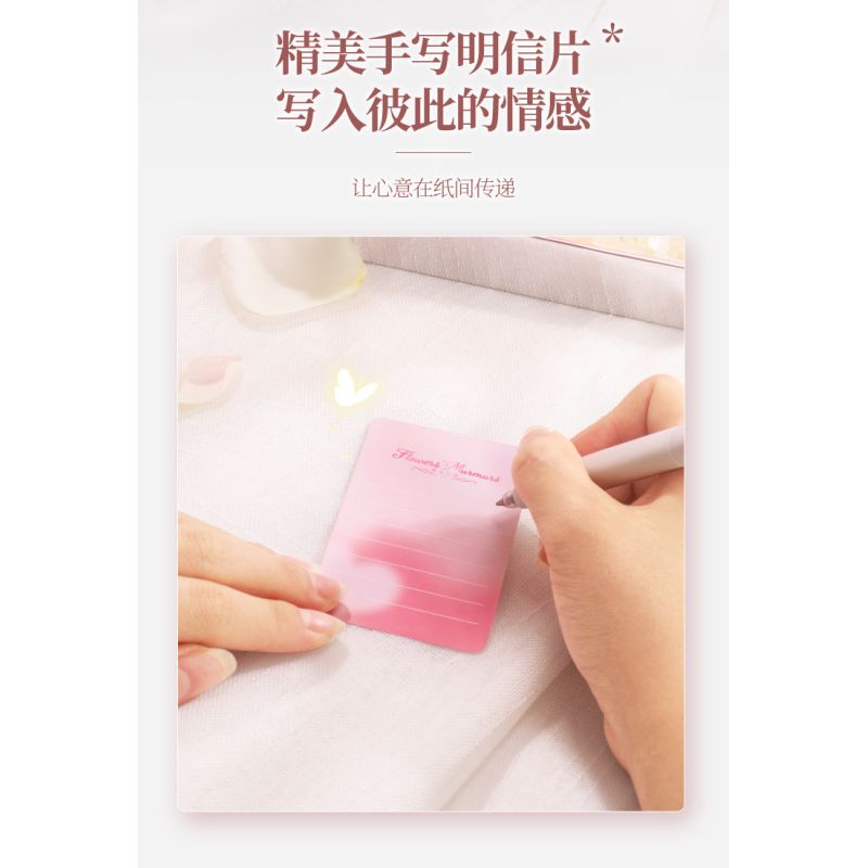 Wekki 517214 Xếp hình lắp ráp ghép mô hình Huayu: Lời nói chân thành của hoa