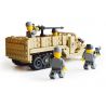Kazi KY82003 82003 non  XE TẢI NỬA BÁNH XÍCH bộ đồ chơi xếp lắp ráp ghép mô hình Century Military CENTURY MILITARY M2 HALF TRACK Quân Đội Thế Kỷ 205 khối