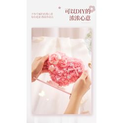 Wekki 517214 Xếp hình lắp ráp ghép mô hình Huayu: Lời nói chân thành của hoa