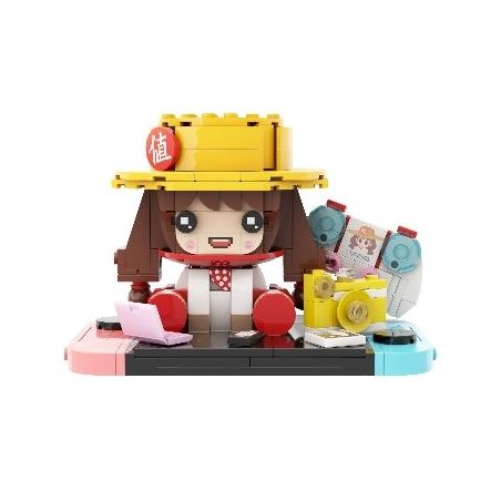 Amazing Brick AB51011 Xếp hình lắp ráp ghép mô hình Chuyên gia kỹ thuật số Zhang Xiaocao