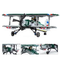 Kazi KY82002 82002 non  MÁY BAY CHIẾN ĐẤU bộ đồ chơi xếp lắp ráp ghép mô hình Century Military CENTURY MILITARY BRISTOL F.2B FIGHTER Quân Đội Thế Kỷ 402 khối