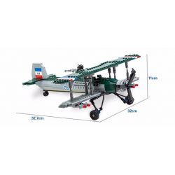 Kazi KY82002 82002 non  MÁY BAY CHIẾN ĐẤU bộ đồ chơi xếp lắp ráp ghép mô hình Century Military CENTURY MILITARY BRISTOL F.2B FIGHTER Quân Đội Thế Kỷ 402 khối