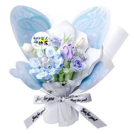 Gekkosha 802054 Xếp hình lắp ráp ghép mô hình Ngôn ngữ hoa bướm: Giấc mơ xanh Feiyan