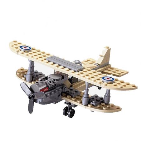 Kazi KY82001 82001 non  MÁY BAY CHIẾN ĐẤU bộ đồ chơi xếp lắp ráp ghép mô hình Century Military CENTURY MILITARY SOPWITH F-1 CAMEL Quân Đội Thế Kỷ 126 khối