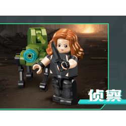 SEMBO 105169 Xếp hình lắp ráp ghép mô hình Hộp mù Delta Minifigure được tải lại lởm chởm