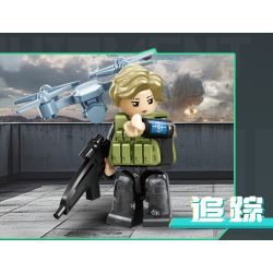 SEMBO 105169 Xếp hình lắp ráp ghép mô hình Hộp mù Delta Minifigure được tải lại lởm chởm