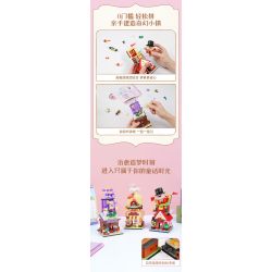 Keeppley K28050 Xếp hình lắp ráp ghép mô hình Khung cảnh đường phố đầy màu sắc Thị trấn cổ tích giả tưởng: Magic Perfume Pavilion