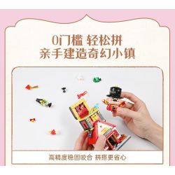 Keeppley K28050 Xếp hình lắp ráp ghép mô hình Khung cảnh đường phố đầy màu sắc Thị trấn cổ tích giả tưởng: Magic Perfume Pavilion