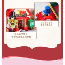 Keeppley K28052 Xếp hình lắp ráp ghép mô hình Khung cảnh đường phố đầy màu sắc Thị trấn cổ tích giả tưởng: Ngôi nhà quà tặng cổ điển