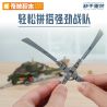 Keeppley 25008 Xếp hình lắp ráp ghép mô hình Thiết bị hạng nặng Hòa bình: Đội hình không quân 4 mẫu J-20 Weilong, J-15 Feisha, Yun-20 Kunpeng, Wuzhi-10 Thunderbolt