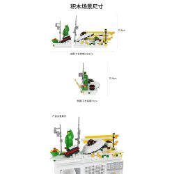 Gobricks B2025U Xếp hình lắp ráp ghép mô hình Loa thông minh Xiaodu VUI VẺ: Khi UFO rơi xuống