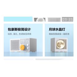 Gobricks B2025U Xếp hình lắp ráp ghép mô hình Loa thông minh Xiaodu VUI VẺ: Khi UFO rơi xuống