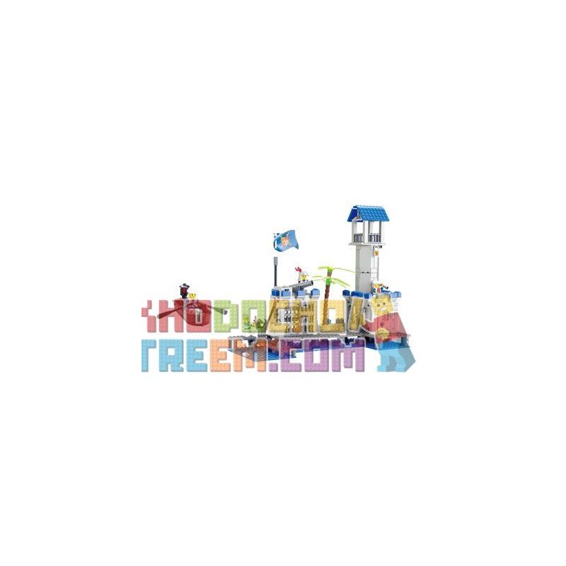 Kazi KY87012 87012 Xếp hình kiểu  PIRATES OF THE CARIBBEAN Navy Headquaters Trụ Sở Hải Quân 365 khối Kazi KY87012 87012 Xếp hình kiểu  PIRATES OF THE CARIBBEAN Navy Headquaters Trụ Sở Hải Quân 365 khối