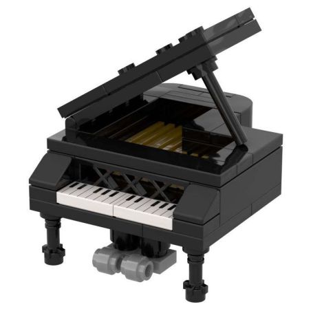 Gobricks G2503 Xếp hình lắp ráp ghép mô hình đàn piano nhỏ