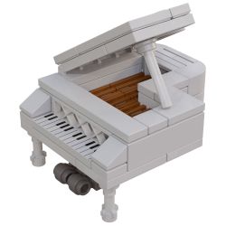 Gobricks G2503 Xếp hình lắp ráp ghép mô hình đàn piano nhỏ