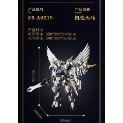 F5 F5-A0019 Xếp hình lắp ráp ghép mô hình Kế hoạch cơ khí: Máy biến thành Pegasus và trực tiếp biến thành cơ khí