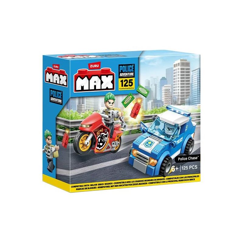 ZURU MAX 83164 Xếp hình lắp ráp ghép mô hình đội truy đuổi