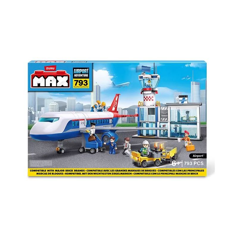 ZURU MAX 83167 Airport Xếp hình lắp ráp ghép mô hình SÂN BAY