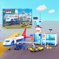 ZURU MAX 83167 Airport Xếp hình lắp ráp ghép mô hình SÂN BAY