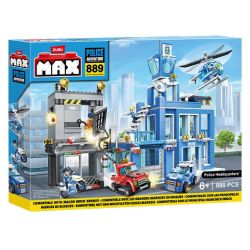 ZURU MAX 83162 Xếp hình lắp ráp ghép mô hình đồn cảnh sát