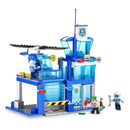 ZURU MAX 83163 Xếp hình lắp ráp ghép mô hình đồn cảnh sát