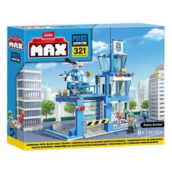 ZURU MAX 83163 Xếp hình lắp ráp ghép mô hình đồn cảnh sát
