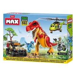 ZURU MAX 83156 Xếp hình lắp ráp ghép mô hình Vương quốc phiêu lưu khủng long