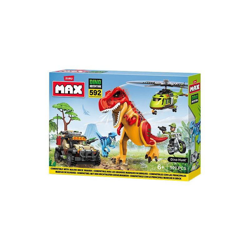 ZURU MAX 83156 Xếp hình lắp ráp ghép mô hình Vương quốc phiêu lưu khủng long
