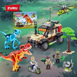 ZURU MAX 83156 Xếp hình lắp ráp ghép mô hình Vương quốc phiêu lưu khủng long