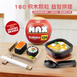 ZURU MAX 83199 Xếp hình lắp ráp ghép mô hình Những quả bóng bất ngờ dành cho người sành ăn Sushi