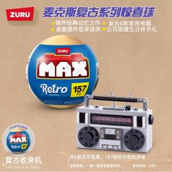 ZURU MAX 83185 Retro Xếp hình lắp ráp ghép mô hình quả bóng bất ngờ retro