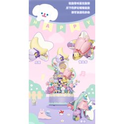 Gekkosha 803363 Xếp hình lắp ráp ghép mô hình Tìm kiếm cuộc phiêu lưu của kỳ lân giữa những bông hoa: Tiệc trà giữa những bông hoa Hộp nhạc