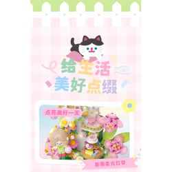 Gekkosha 803363 Xếp hình lắp ráp ghép mô hình Tìm kiếm cuộc phiêu lưu của kỳ lân giữa những bông hoa: Tiệc trà giữa những bông hoa Hộp nhạc