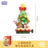 Gekkosha 803307 Xếp hình lắp ráp ghép mô hình Gia đình Sanrio: Hộp nhạc cây thông Noel mùa đông ấm áp