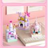 GUDI 40804 Castle Fridge Magnet Xếp hình lắp ráp ghép mô hình Nam châm tủ lạnh mini Castle
