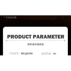 JIESTAR JJ9258 Xếp hình lắp ráp ghép mô hình bó hoa màu tím