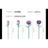 JIESTAR JJ9258 Xếp hình lắp ráp ghép mô hình bó hoa màu tím