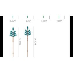 JIESTAR JJ9258 Xếp hình lắp ráp ghép mô hình bó hoa màu tím