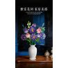 JIESTAR JJ9258 Xếp hình lắp ráp ghép mô hình bó hoa màu tím