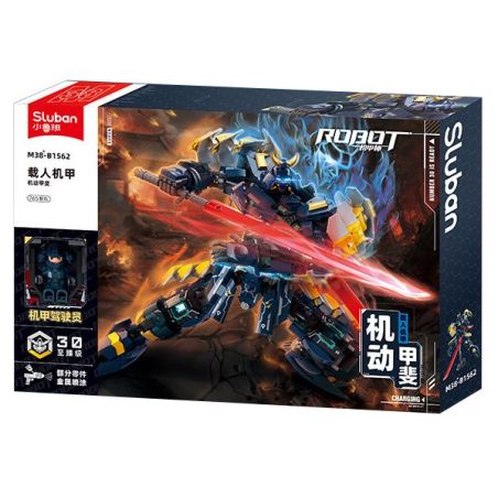 Sluban M38-B1562 Xếp hình lắp ráp ghép mô hình Bậc thầy Mecha: Mecha có người lái Mecha