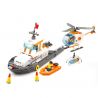 Kazi KY85008 85008 non  ĐỘI TÌM KIẾM CỨU HỘ TRÊN BIỂN bộ đồ chơi xếp lắp ráp ghép mô hình City CITY RESCUE MARITIME SEARCH AND Thành Phố 433 khối
