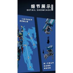 Sluban M38-B1562 Xếp hình lắp ráp ghép mô hình Bậc thầy Mecha: Mecha có người lái Mecha
