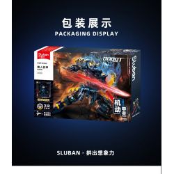 Sluban M38-B1562 Xếp hình lắp ráp ghép mô hình Bậc thầy Mecha: Mecha có người lái Mecha