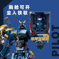 Sluban M38-B1562 Xếp hình lắp ráp ghép mô hình Bậc thầy Mecha: Mecha có người lái Mecha