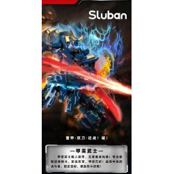 Sluban M38-B1562 Xếp hình lắp ráp ghép mô hình Bậc thầy Mecha: Mecha có người lái Mecha