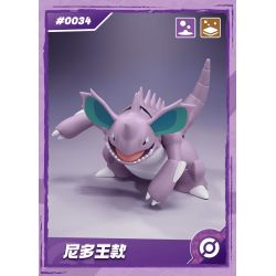 BLOKEES 74109 Xếp hình lắp ráp ghép mô hình Phiên bản Pokémon Miracle Nidoking