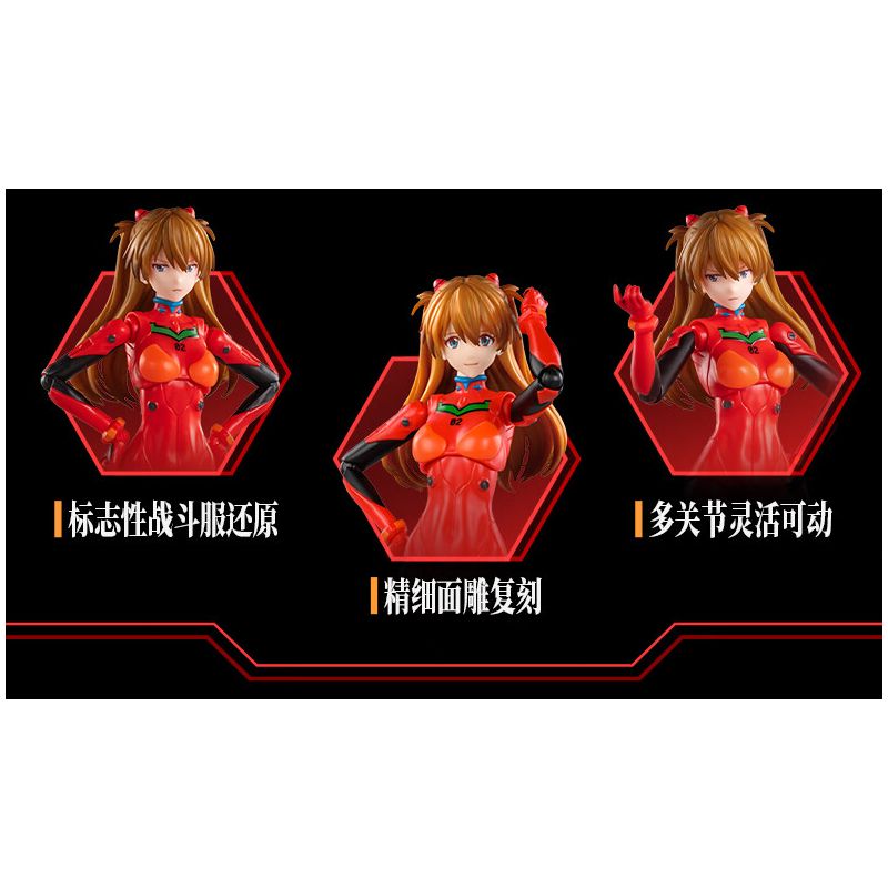 BLOKEES 73561 Xếp hình lắp ráp ghép mô hình Neon Genesis Evangelion: Shikinami Asuka Langley Battle Suit Phiên bản thần kỳ