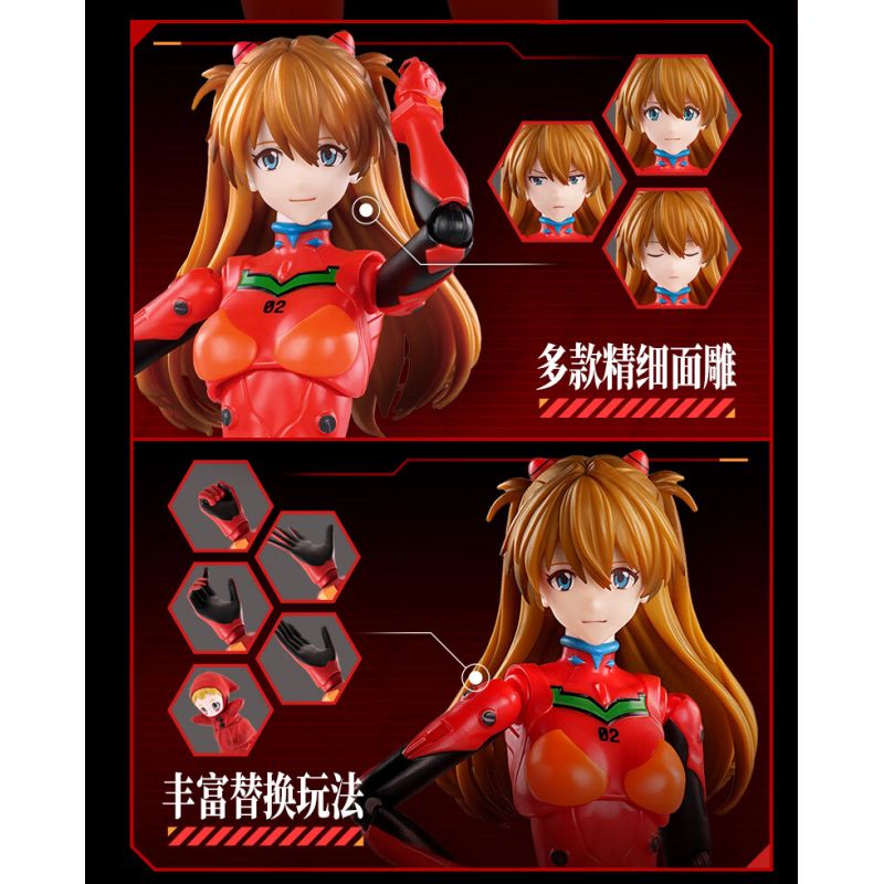 BLOKEES 73561 Xếp hình lắp ráp ghép mô hình Neon Genesis Evangelion: Shikinami Asuka Langley Battle Suit Phiên bản thần kỳ