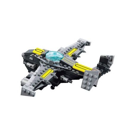 Kazi KY81016 81016 non  MÁY BAY CHIẾN ĐẤU bộ đồ chơi xếp lắp ráp ghép mô hình Red Alert 3 RED ALERT 3 PLONEER ARMED COMBAT CRAFT MACHINE Báo Động Đỏ 3 176 khối